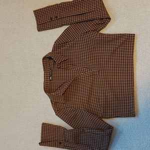 Cropped Zara patterned shirt S